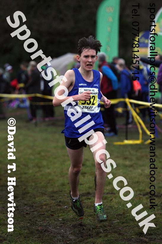 Mens under-17s North Eastern Cross Country, Aykley Heads, Durham. Photo: David T. Hewitson/Sports for All Pics